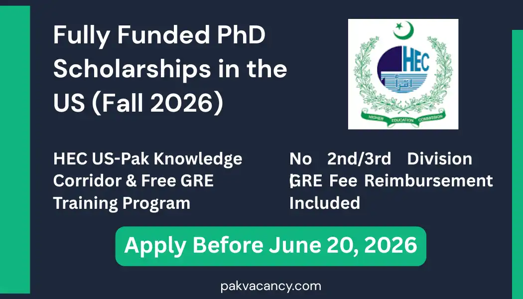 US-Pak Knowledge Corridor PhD Scholarship Program 2026 – Apply Online