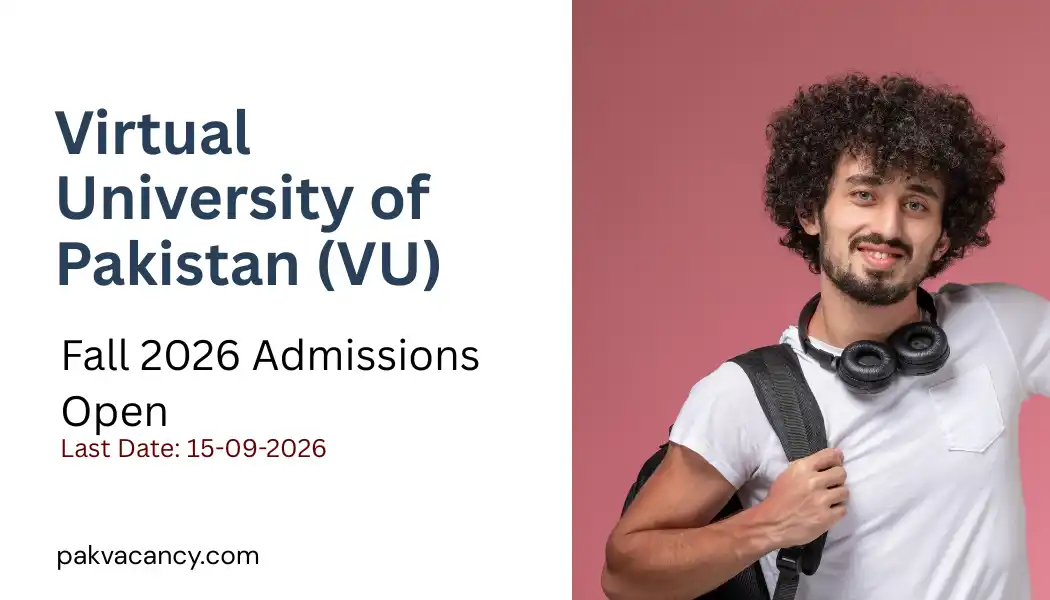 Virtual University VU Admissions Fall 2026 Apply Online