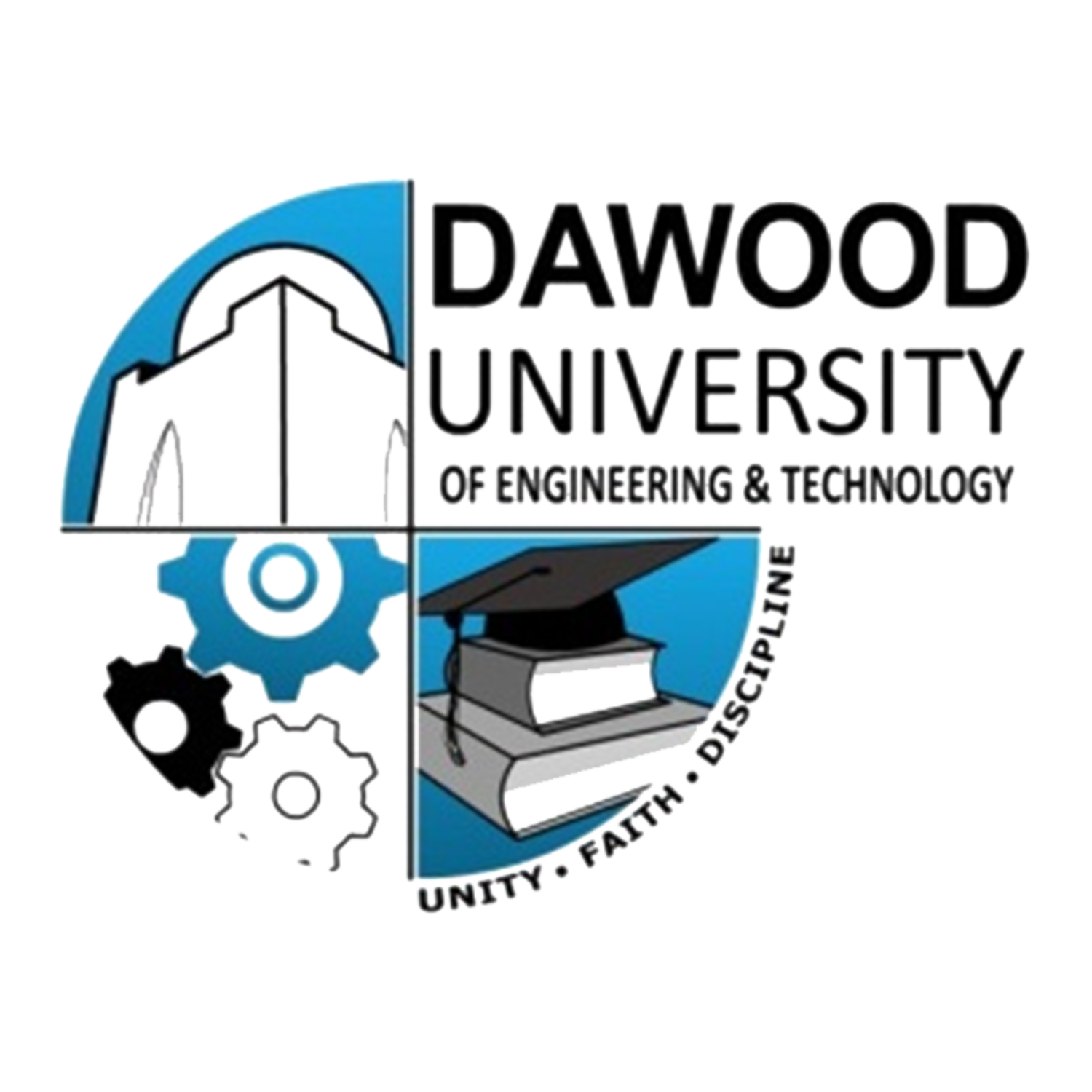 Dawood University of Engineering and Technology logo