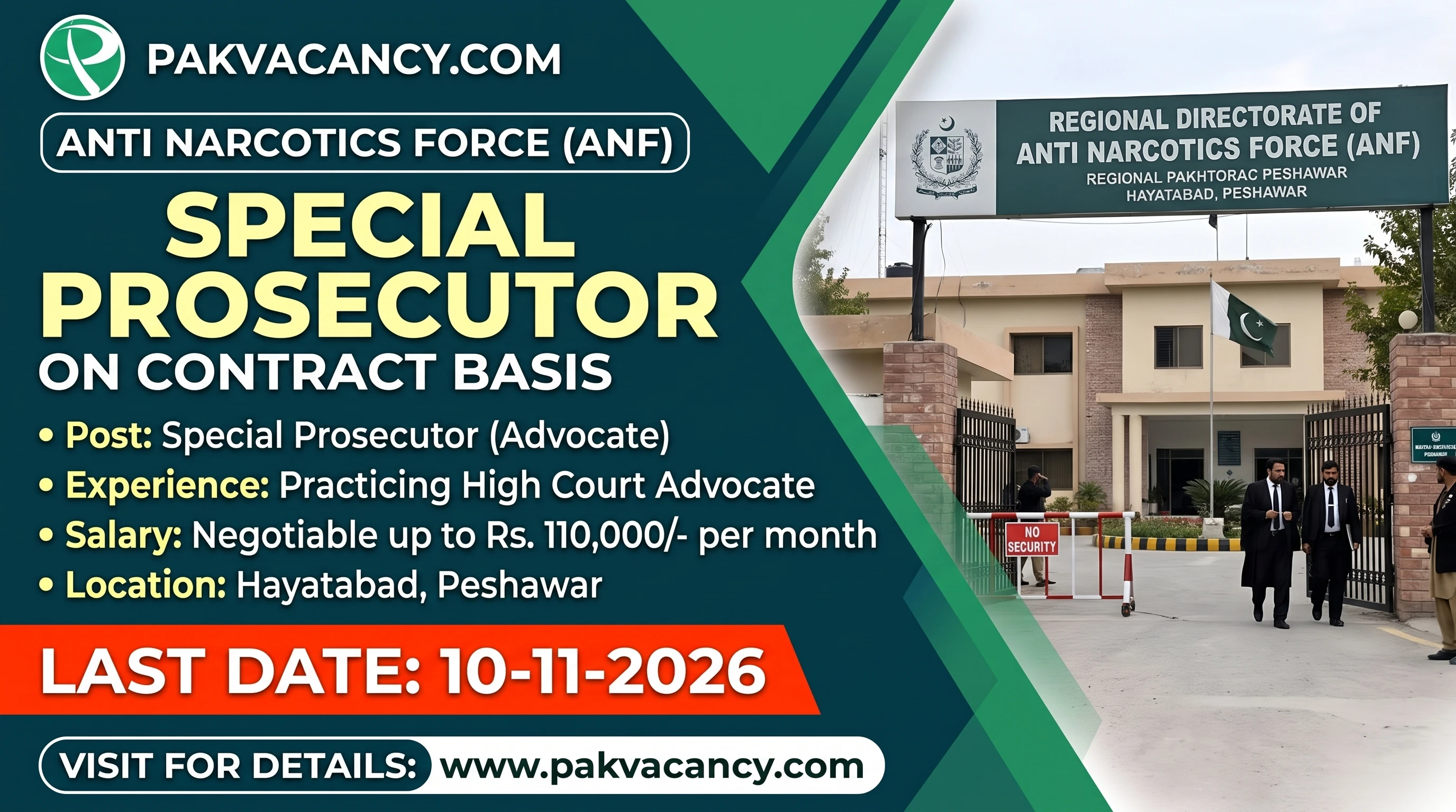Anti Narcotics Force ANF Jobs 2026