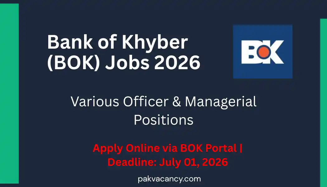 Bank of Khyber Jobs 2026 – Apply Online for Latest BOK Careers