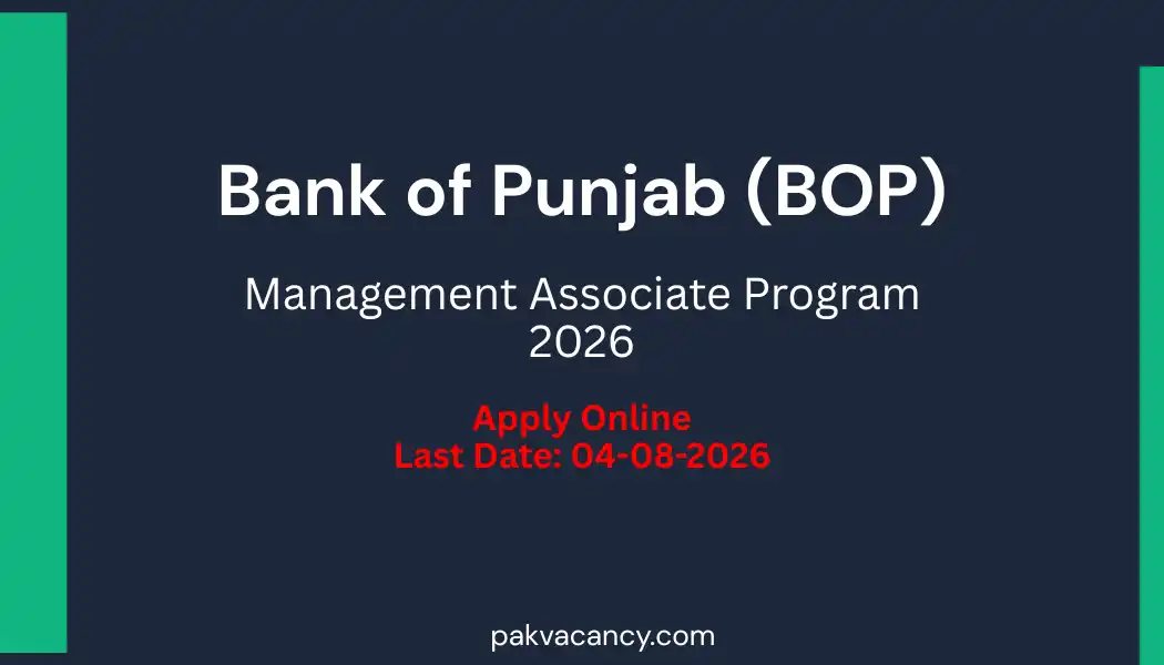 Bank of Punjab BOP Jobs 2026 Apply Online | Management Associate