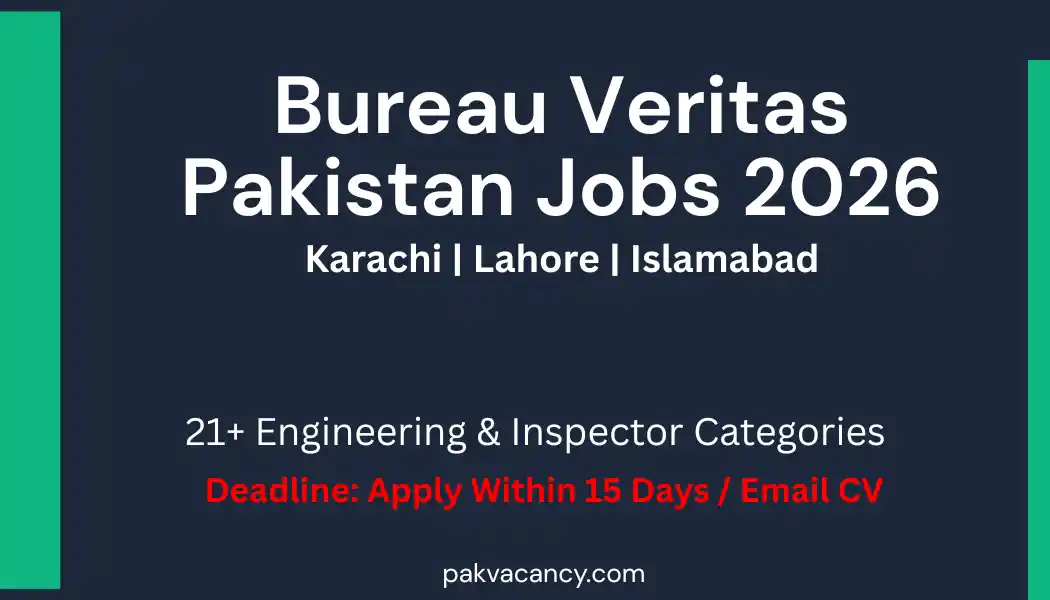 Bureau Veritas Pakistan Jobs 2026 – 21+ Engineering & Inspector Vacancies