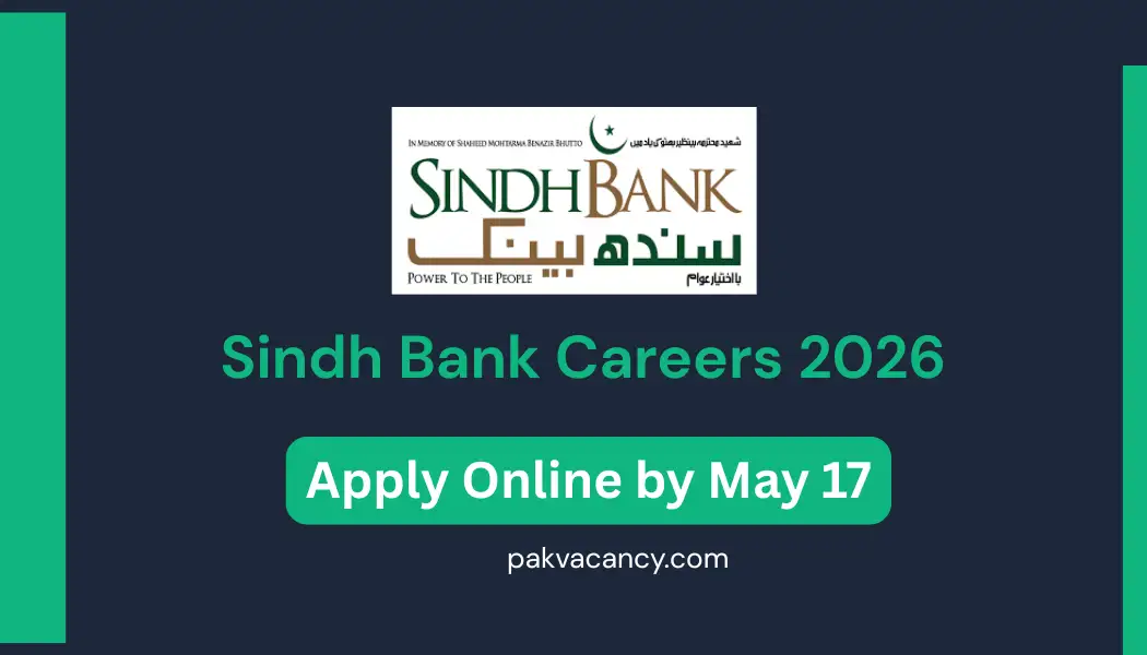Career Opportunities at Sindh Bank Limited – Head Office Karachi