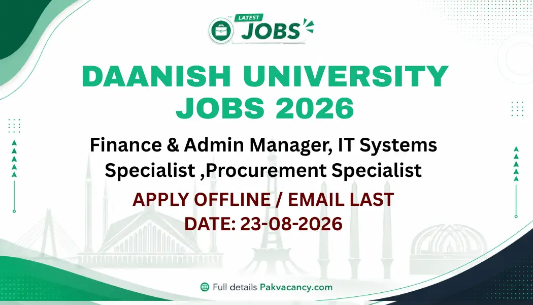 Daanish University Jobs 2026 Apply Online | Latest Vacancies