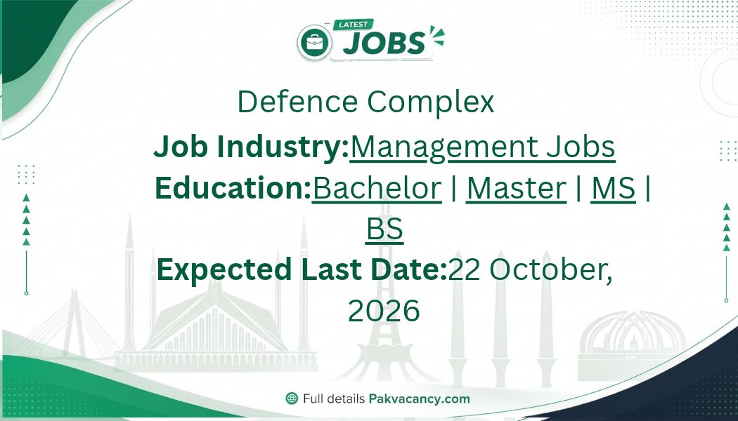 Defence Complex Islamabad Jobs 2026 – Horticulturist Vacancy
