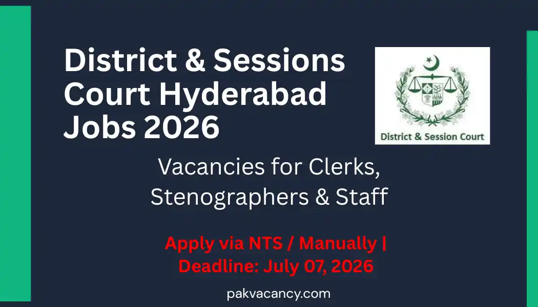 District and Sessions Court Hyderabad Jobs 2026 – Apply Online via NTS