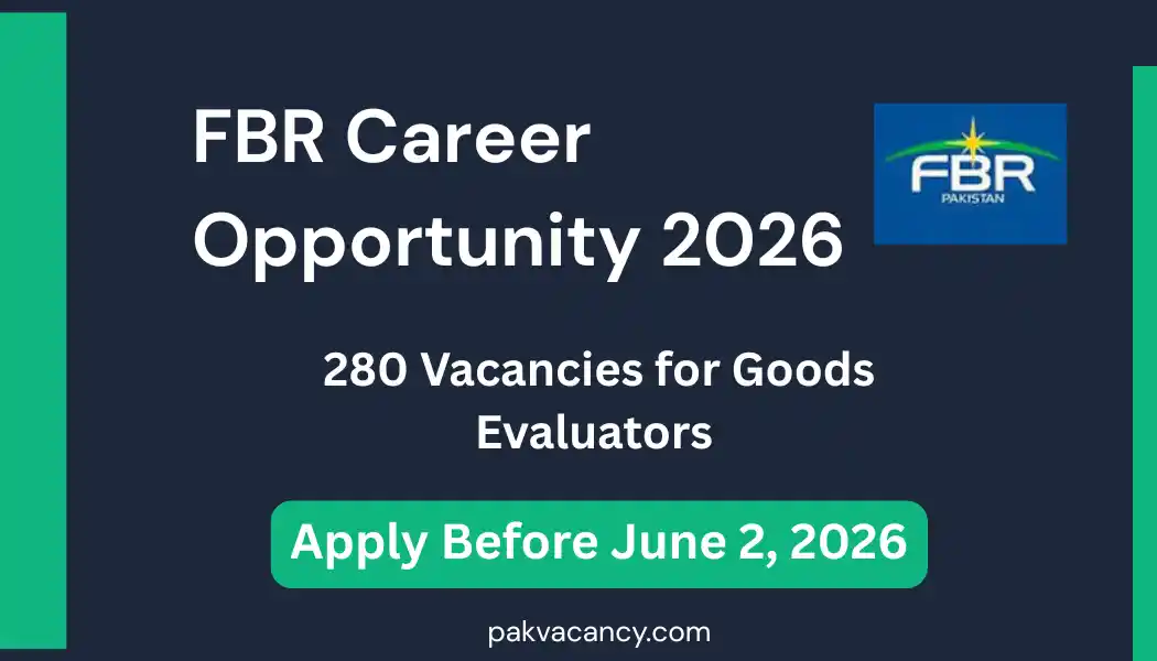 FBR Goods Evaluators Jobs 2026 via IBA Karachi – 280 Vacancies Apply Online