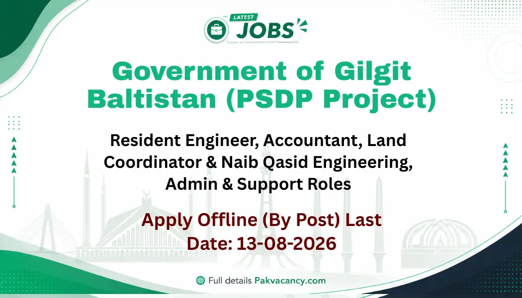 Government of Gilgit Baltistan Jobs 2026 Apply Offline