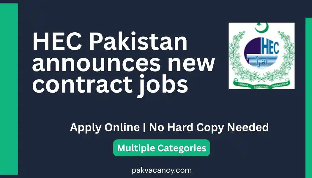 HEC ETC Jobs 2026 – Apply Online for Higher Education Commission Vacancies