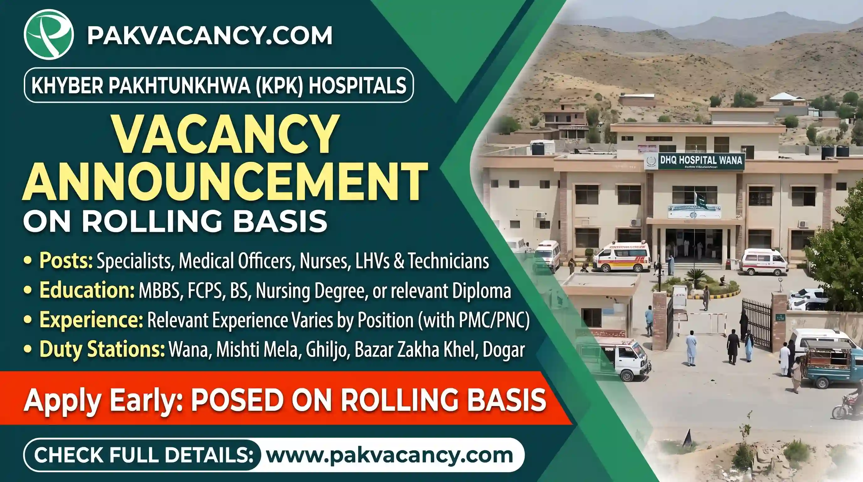Humanitarian Organisation Jobs 2026 KPK