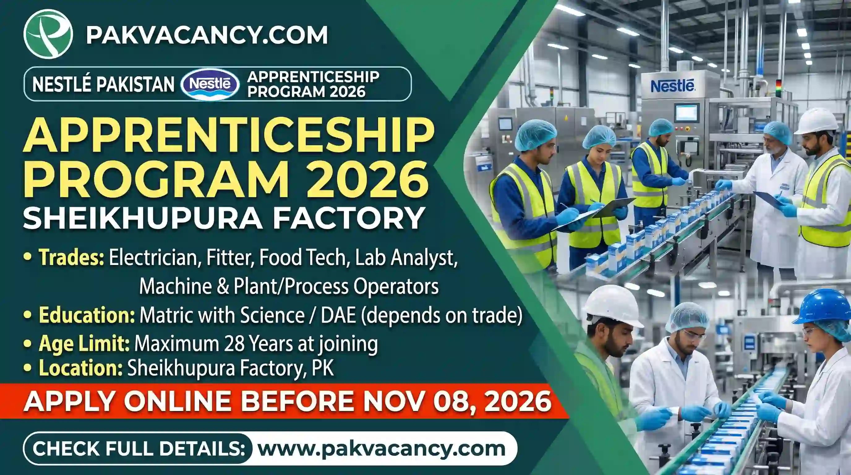 Nestle Pakistan Jobs 2026