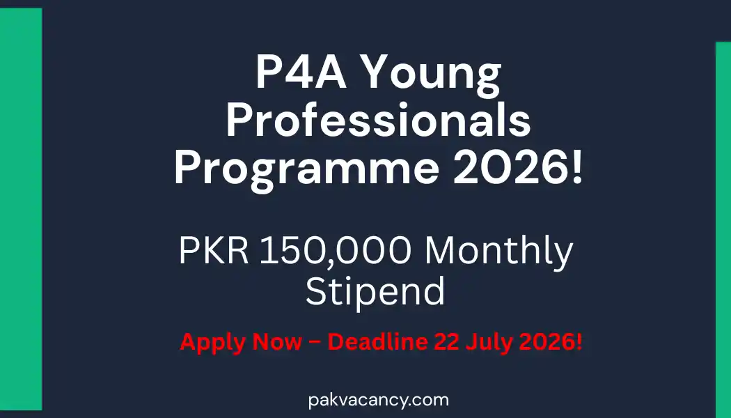 P4A Young Professionals Programme 2026 – Punjab Public Private Partnership Authority Jobs