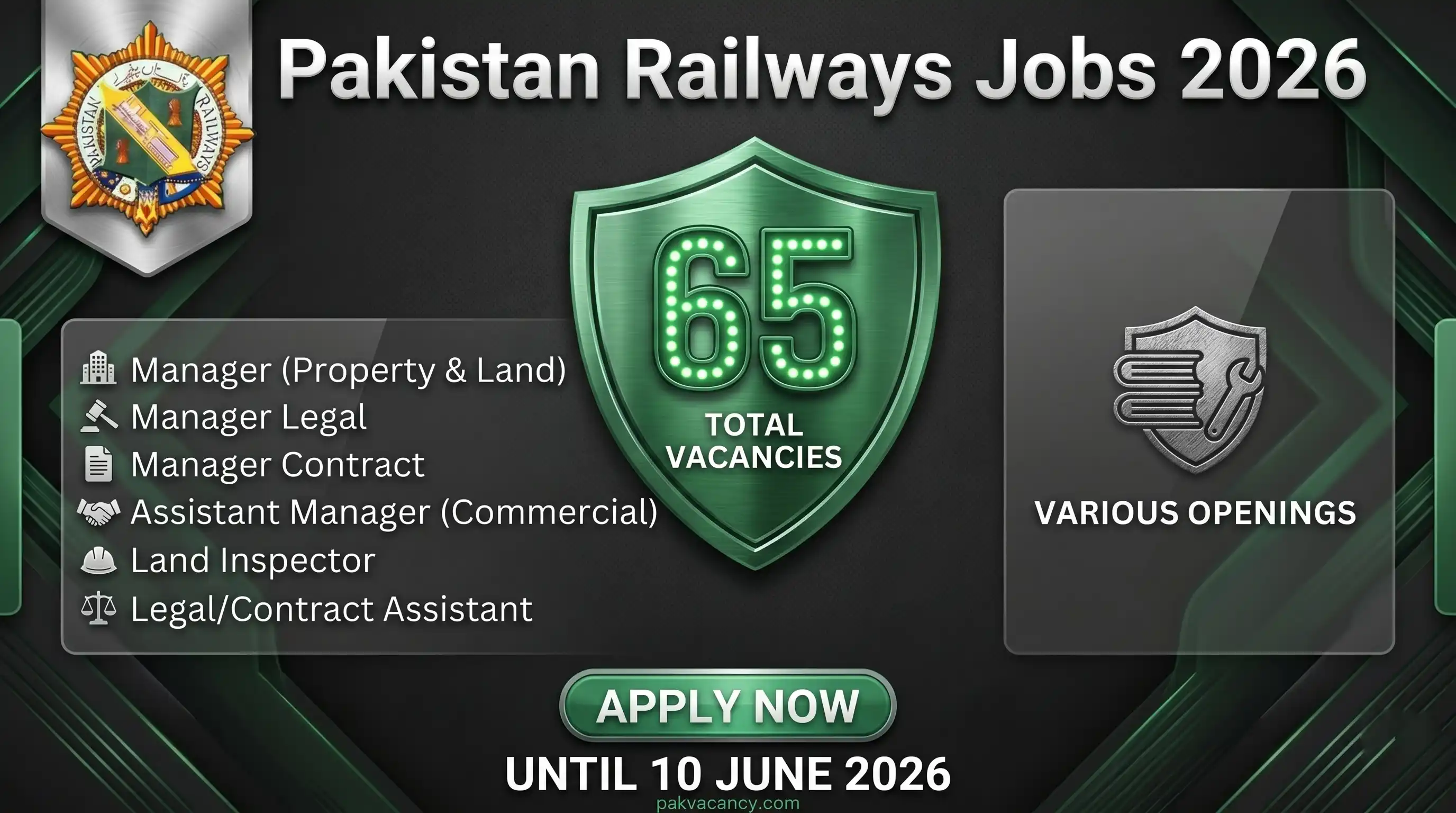 Pakistan Railways – Situation Vacant Advertisement (2026)