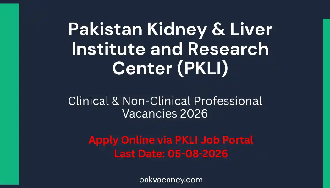 PKLI Lahore Career Opportunities 2026 – Apply Online via Jobs Portal