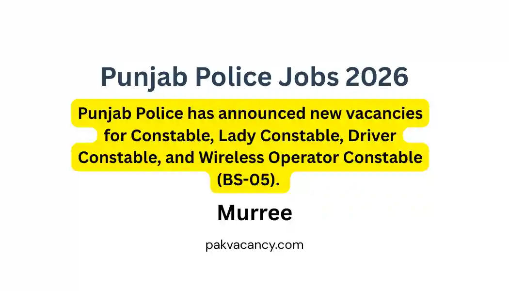 Punjab Police Constable Jobs 2026 – Wireless Operator & Driver Constable Vacancies